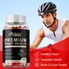 Complex soft capsules, containing fish oil, coenzyme Q10 extract, natural plant nutrients, suitable for both men and women.