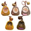 Luminous Capybaras Keychain Portable Cartoon Space Capsule Pendant For Backpack Stylish Animal Night Light Keyring