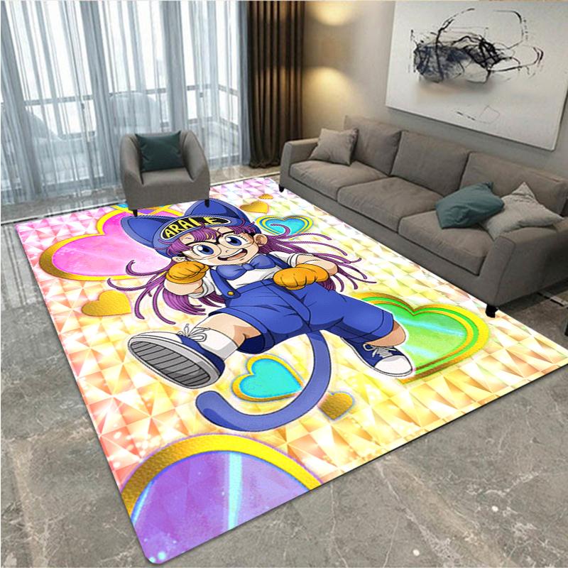 Мультяшный ковер DR Slump Арале Чан, коврик для детской зоны отдыха, гостиной, спальни, подголовник, коврик для сиденья, нескользящий коврик