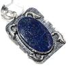 Natural Lapis Lazuli Gemstone Handmade 925 Sterling Silver Pendant 2.56" B2e90