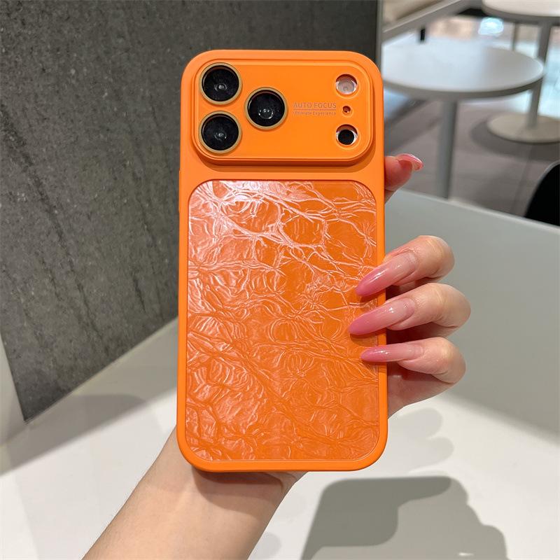 Чехол с узором «Ледяные трещины» для iPhone 16 Pro Max и Apple 15, Мгновенно трансформируется для 17 PM, Премиальное ощущение