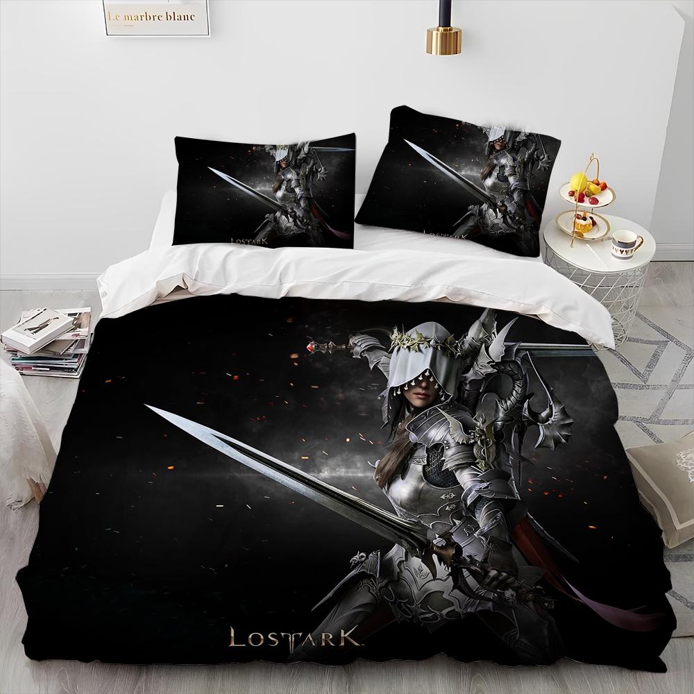 3D Lost ARK Gamer Cartoon Comforter Постельное белье, пододеяльник, наволочка, комплект постельного белья размера «king-size» для детей