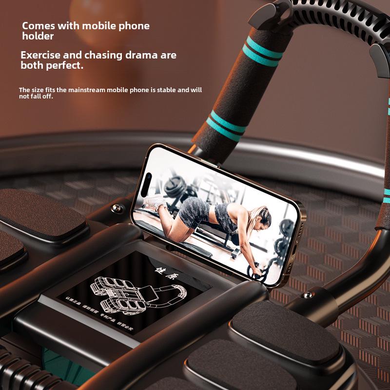 Умное четырехколесное автоматическое колесо для тренировки мышц живота.