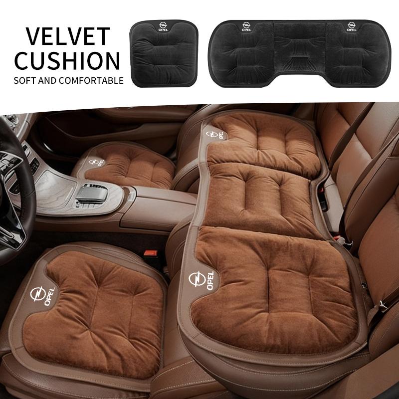 Winter Car Seat Cover Cushion Warm Flannel Protector Booster Pad For Opel Corsa Mokka Astra Cascada Adam Insignia Meriva Vectra BX8