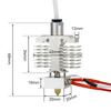 Деталь 3D-принтера для Ender 3 Neo J-head Hotend Kit 24V 40W Ender 3 V2 Neo Ender 3 Max Neo Hotend Kit Нагревательный блок Нагреватель Термистор