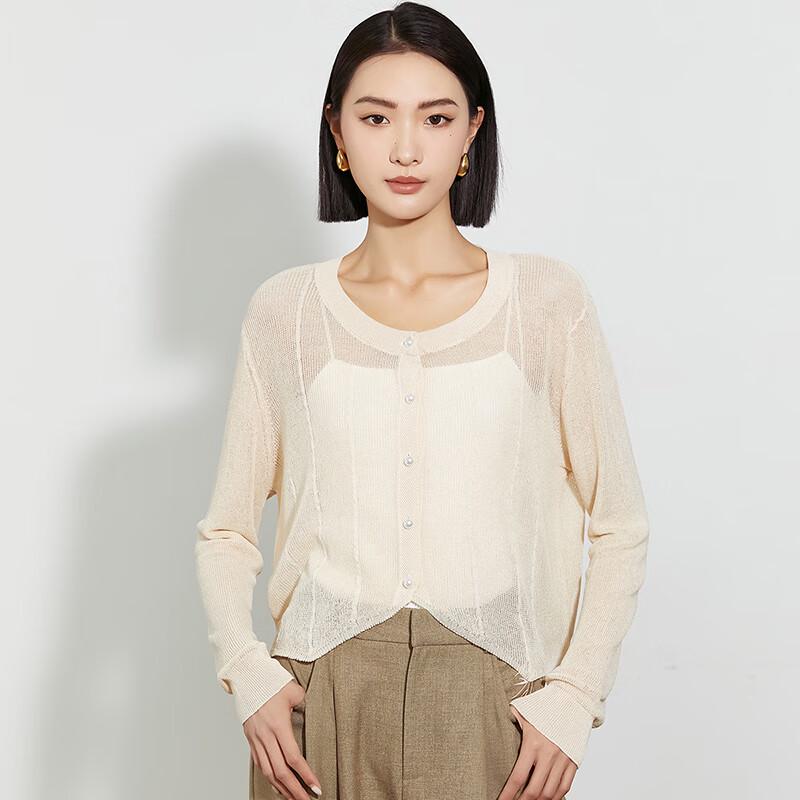 Tatu Women's Minimalist Thin Long-Sleeve Knit Top