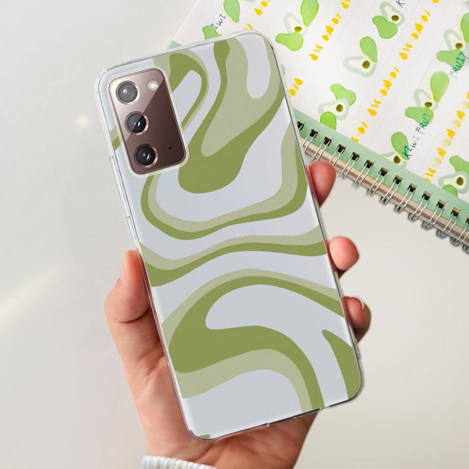 Чехол для Samsung Note 20 5G SM-N981B Популярный Цветок Тонкий Мягкий Силиконовый Чехол для Телефона для Samsung Galaxy Note20 Ultra 5G Funda Capa