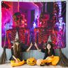 Bedroom Living Room Decor Mystic Pumpkin Haunted House Witch Aesthetics Wall Hanging Wall Decor Home Decor Halloween Tapestry