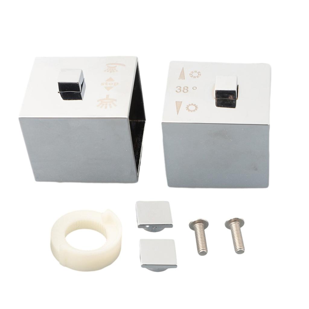 1 Pair Control Knob For SMA Thermostatic Bath Shower Mixer Accessory