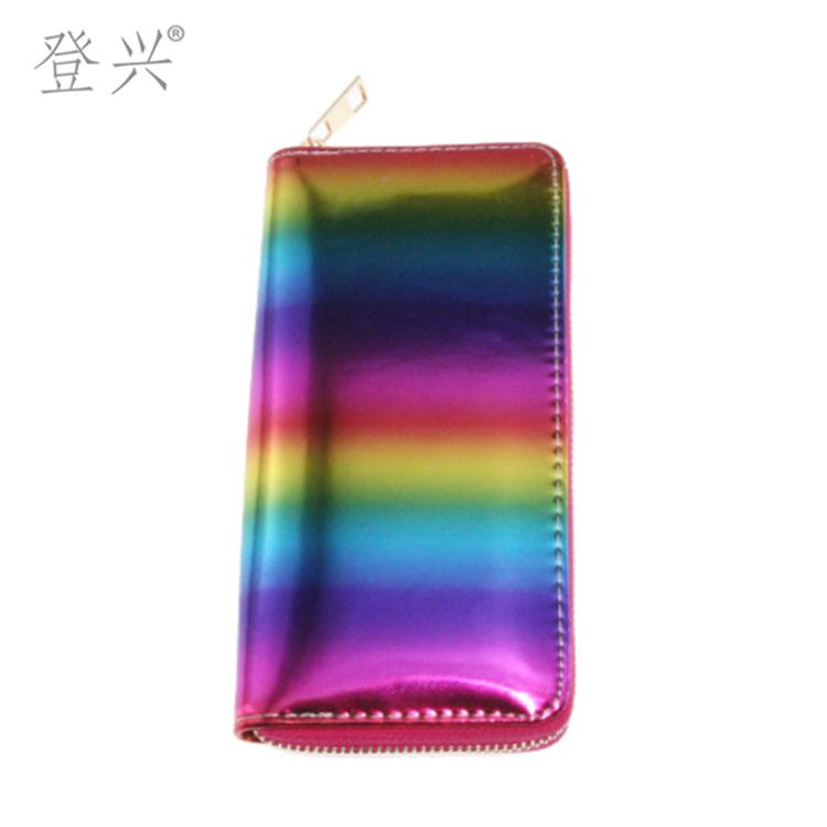 New Graffiti Fashion Laser PU Long Wallet, Clutch Card Bag Wallet