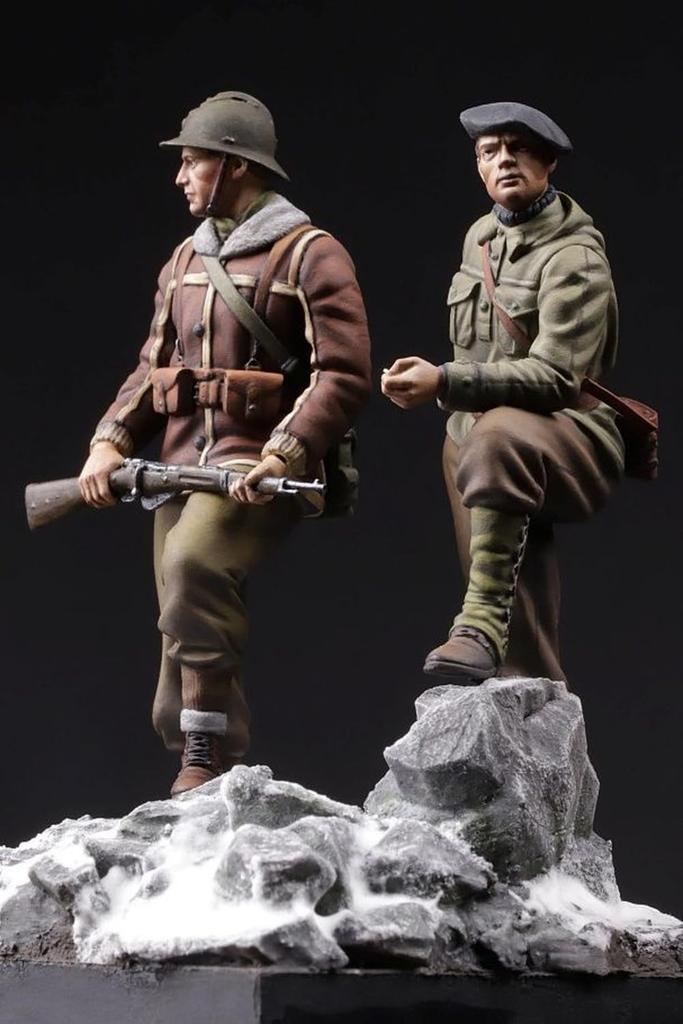 Набор из смолы «Битва за Нарвик» 1940 года, французский солдат TBO35213 1/35
