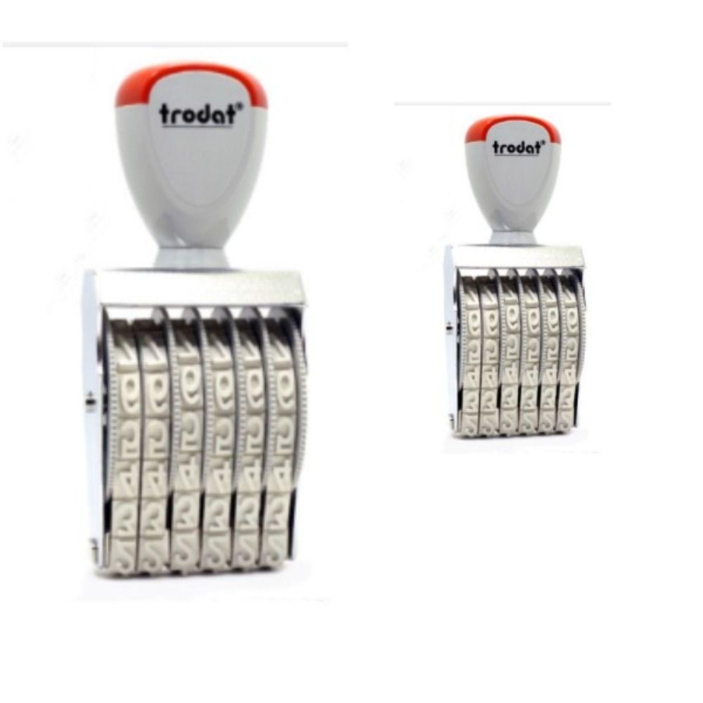 6 Digit Number Roller Stamps Changeable Business Stamps Roller Number Stamp  Office