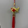 Guochao Koi Lantern Pendant: Gold Silk Tassel Decor for Housewarming & New Year Celebrations