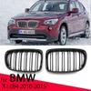 Car Front Bumper Grilles Kidney Racing Grill For BMW X1 E84 2010-2015 Double Slat Replacement Grille Car