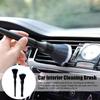 1set Car Motorcycle Interior Detailing Brush Soft Bristle Cleaning Brush Motorcycle Auto Cleaning Tools Detail Dash Duster Brush