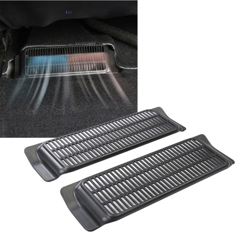 1 комплект автомобильных воздухозаборников, защитная крышка для вентиляционного отверстия, боковая наклейка для решетки радиатора из АБС-пластика для Tesla Model 3 2017-2020