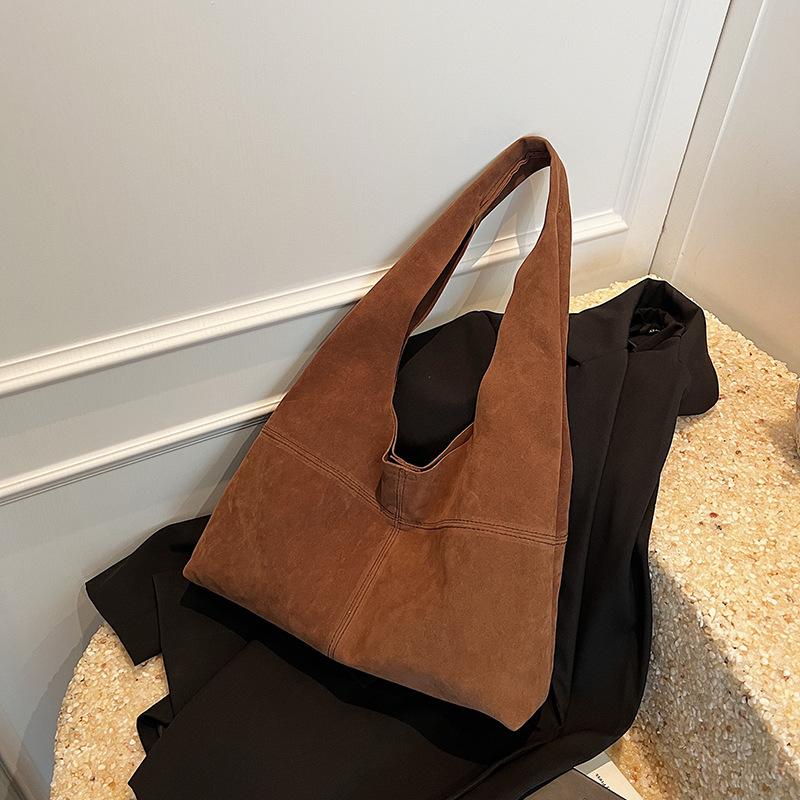 Осенне-зимняя вместительная сумка-мессенджер для поездок на работу, женская новая ретро-тоут под мышкой премиального качества