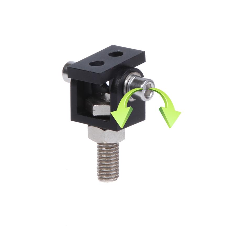 2 шт. Универсальное отверстие 8 мм Светодиодный расширительный монтажный кронштейн Держатель прожектора Зажим для лампы для автомобиля/мотоцикла/UTV/квадроцикла и т. д.