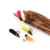6 шт. Профессиональные крючки для мокрой мушки и нимфы, 6 цветных, рыболовные крючки, идеально подходят для чувствительной рыбы, такой как форель и окунь