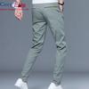Cozy Up Новые мужские брюки с отделкой, повседневные брюки для мужчин, тонкие спортивные штаны из ледяного шелка, свободные брюки
