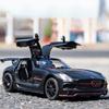 Новый 1:32 Имитация Benz AMG Спортивный автомобиль SLS Модель автомобиля из сплава Модель автомобиля Украшение Мальчик Дети Игрушки для автомобилей