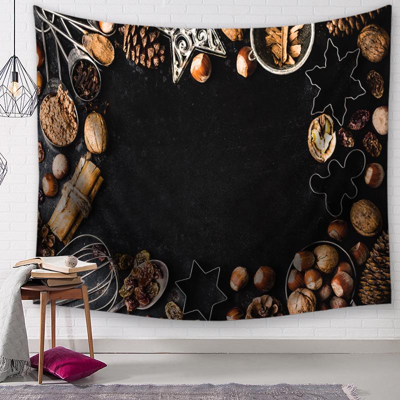 Рождественский гобелен в европейской и американской рождественской серии, гобелен для гостиной, спальни, скатерть