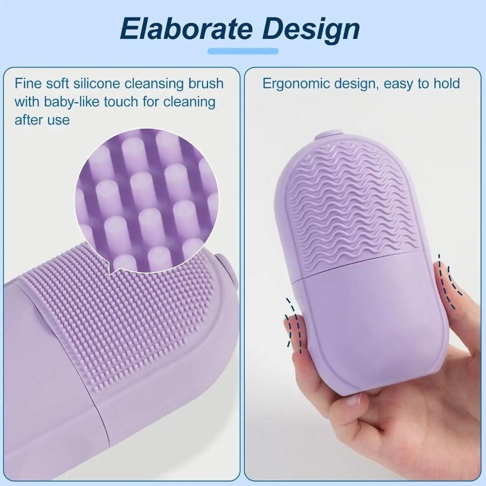 Силиконовый ролик для льда для лица, уход за кожей, ролик для снятия отечности глаз, портативная форма для кубиков льда для лица, лифтинг-контур