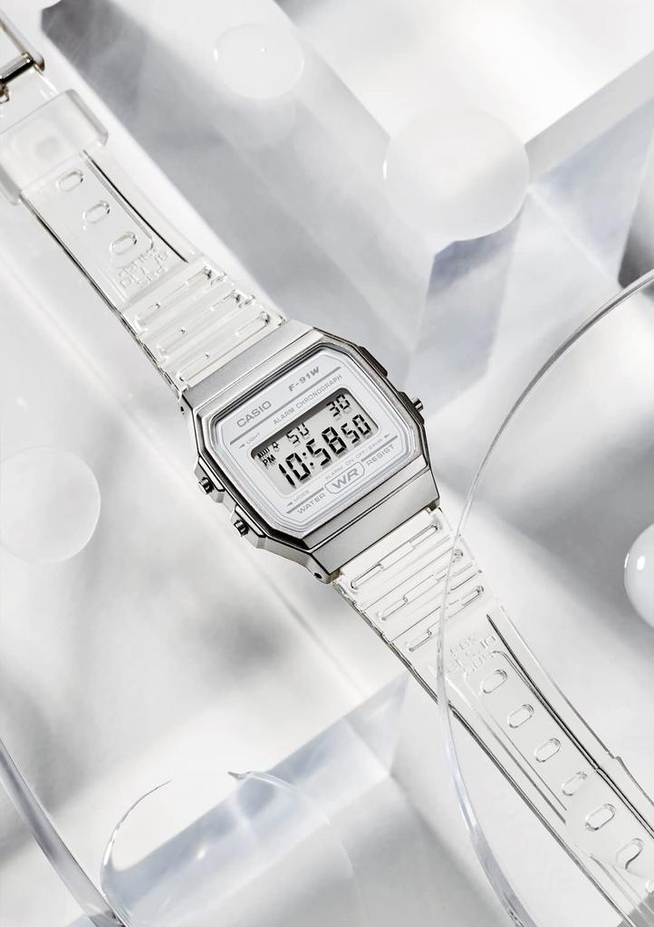 Casio Casio White Watch, Collection, F-91WS-7JH,