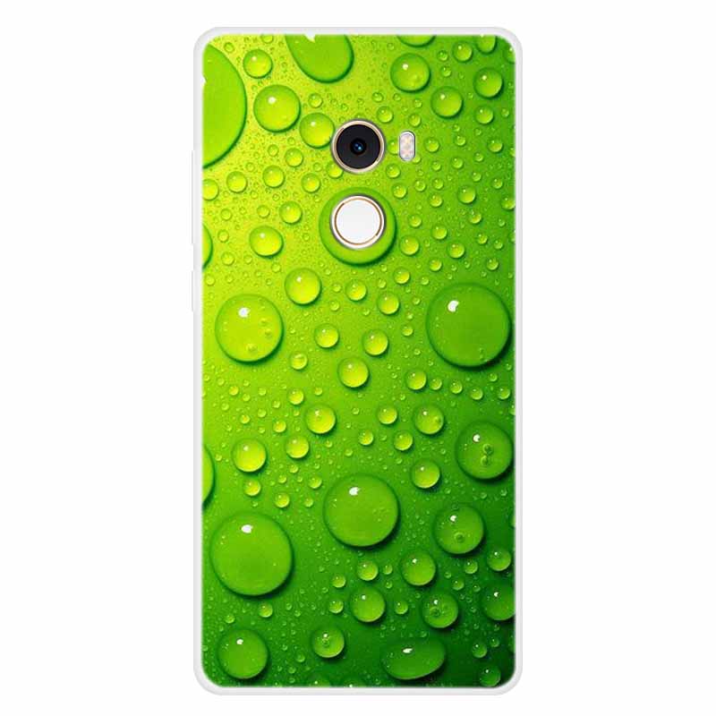 For Xiaomi Mix 2 Case Luxury Soft Silicone Back Cover Case For Xiaomi Mi Mix2 MDE5 Coque TPU Cartoon Bumper Funda Cute Shell