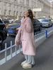 Пальто из искусственного меха свободного кроя, женская куртка из искусственного меха удлиненного кроя с воротником оверсайз для осени/зимы