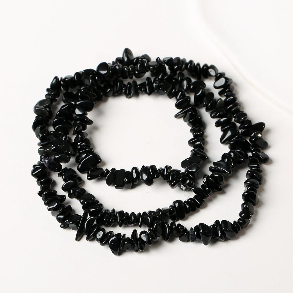 Ожерелье из натурального аметиста, 80 см - Полированные, Неправильные полоски для изготовления украшений и браслетов своими руками