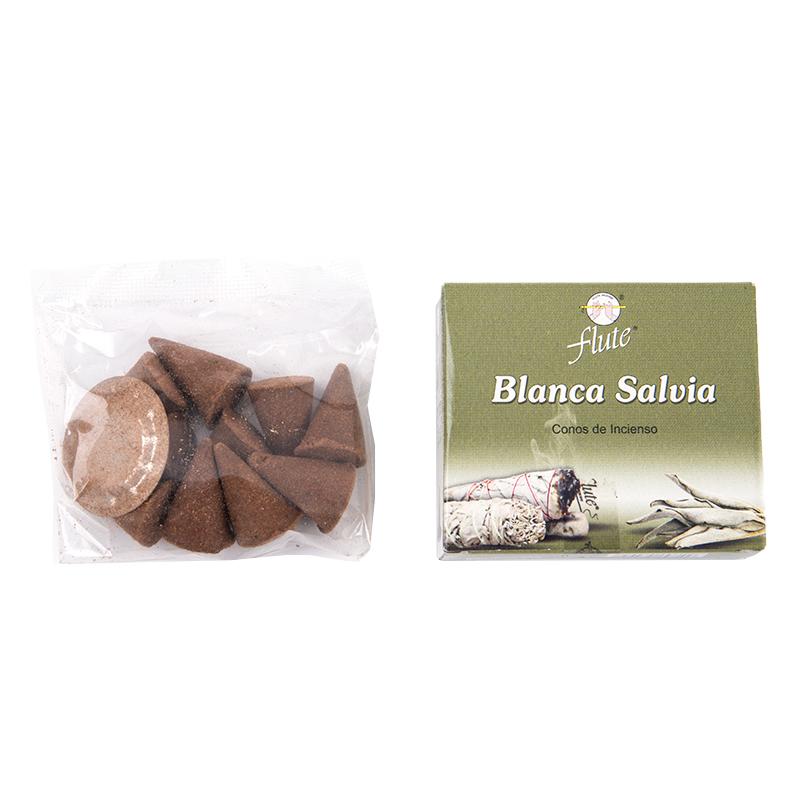 10 шт./компл., благовония с белым шалфеем, шишки, дымный очищающий аромат, успокаивают нервы