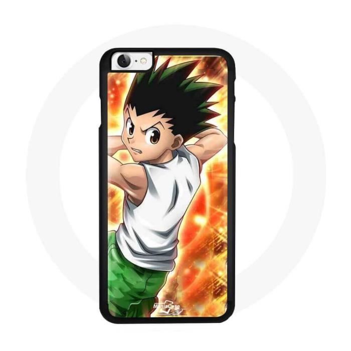 Coque Iphone 5 - Maniacase - Gon Hunter X Hunter - Souple - Noir - Design Anime