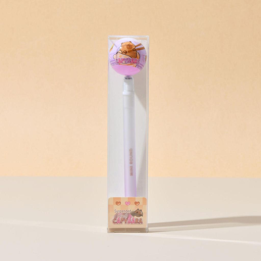 Cross-Border Magnetic Levitation Cartoon Planet Capybara Signature Pen with Rotating Cap and 0.5 Needle Tip