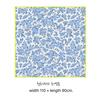 Корейская традиционная ткань Серия №. 32 – Ткань с цветочным узором из листьев Чхонхва Пэкча (90 см × 110 см)