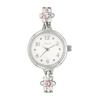 Follow Fragola Flower Point Bracelet Watch N00424S-4 SV Women's Silver