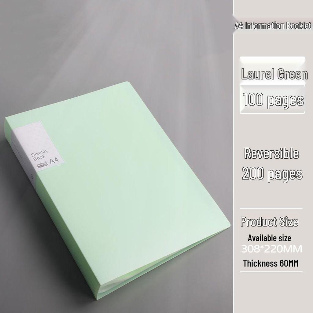 Многослойная прозрачная папка формата А4 для хранения контрольных работ, нотных листов и документов