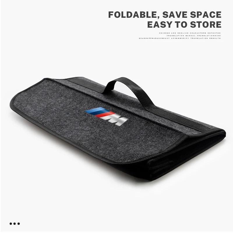 YFCD3 Car Sticker For BMW Hot 2025 Car Trunk Organizer Large Capacity Folding Storage Bag For BMW X1 X2 X3 X5 X4 X6 X7 G30 G20 G32 G11