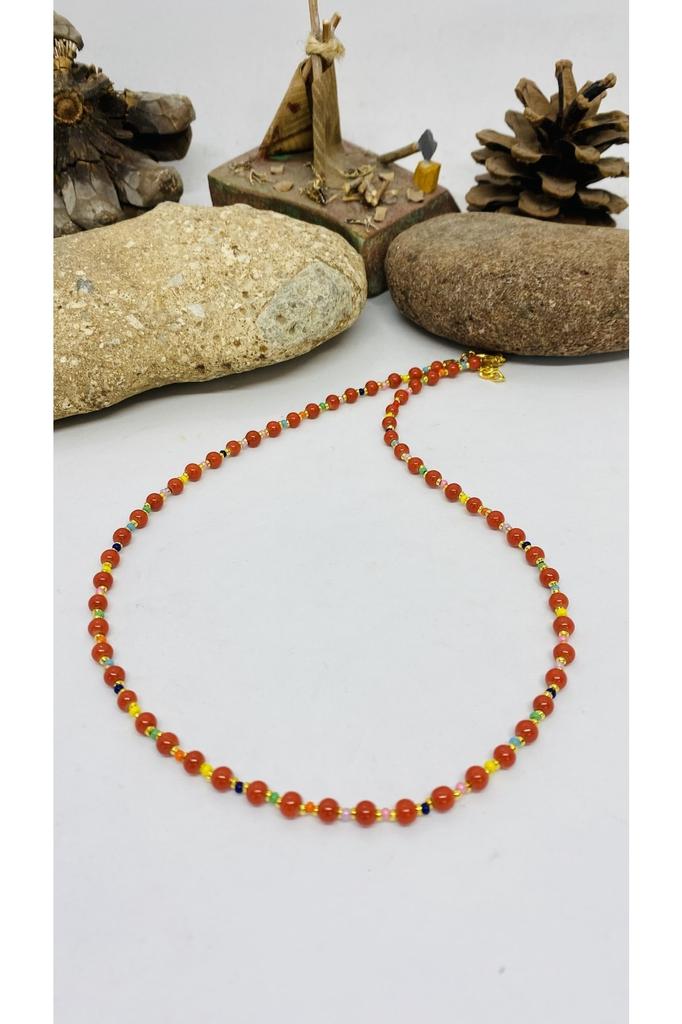 Подарок на день рождения, этническое подлинное хиппи, богемное модное ювелирное ожерелье ручной работы