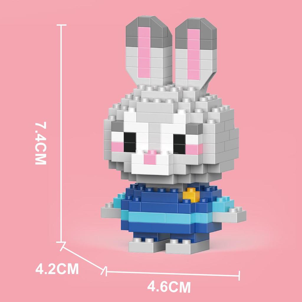 LEGO-Compatible Mini Building Blocks: Cartoon Figurines & Educational Toys