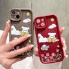 For Huawei P50 Pro P40 Lite Honor 8X 9X X9 Tecno Spark Go Infinix Smart 8 Vivo V29 V30 Y02 Y16 Cartoon Flower Rabbit Pattern Soft Silicone Phone Case