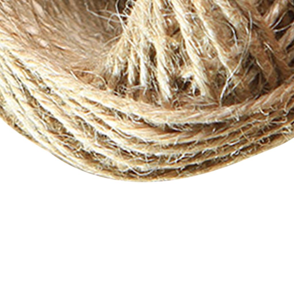Jute String Rope Multifunctional Vintage Plant Fibre Twine String for Handcraft