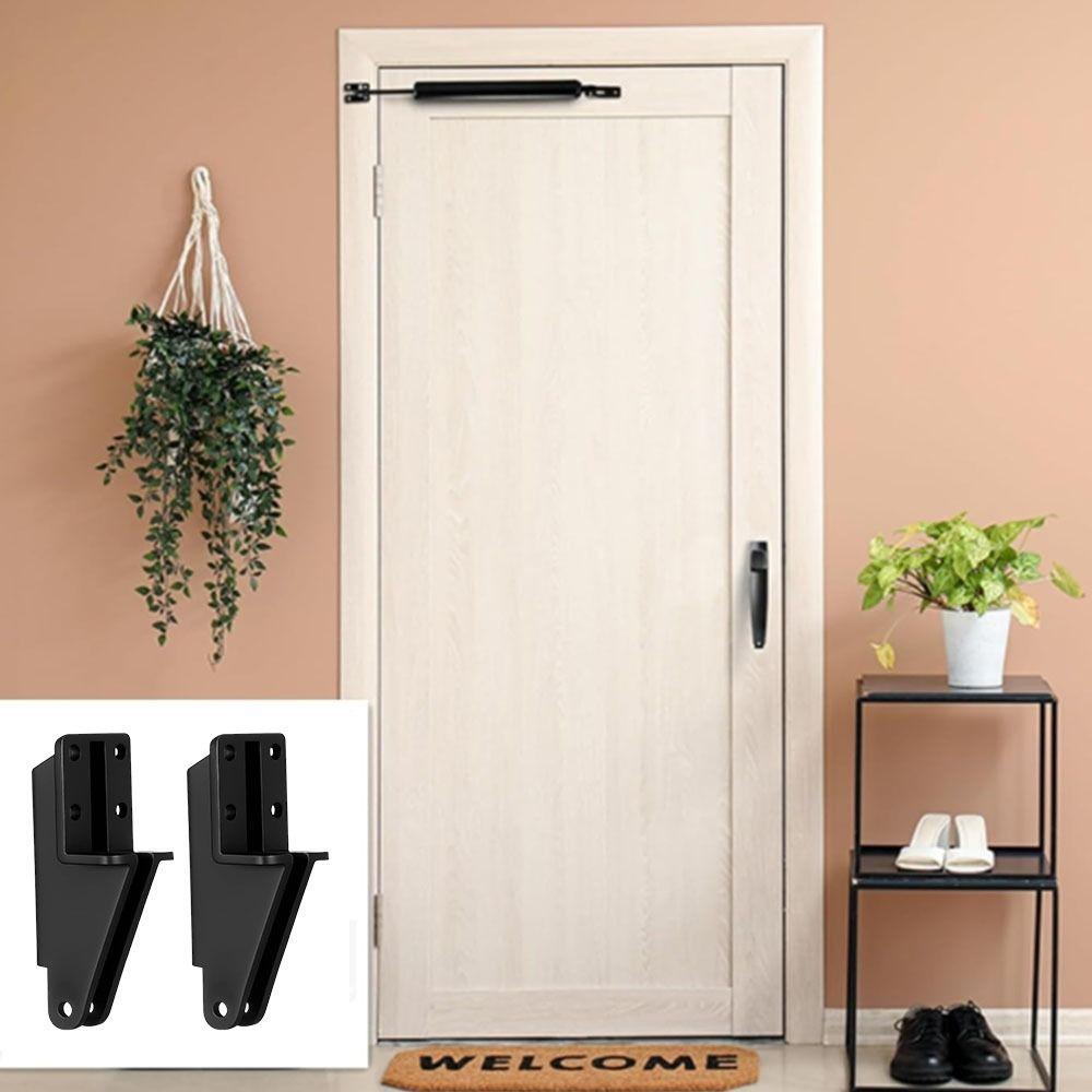 2pcs Adjustable Screen Door Closer Bracket Replacement Parts Door Post Jamb Bracket Bedroom