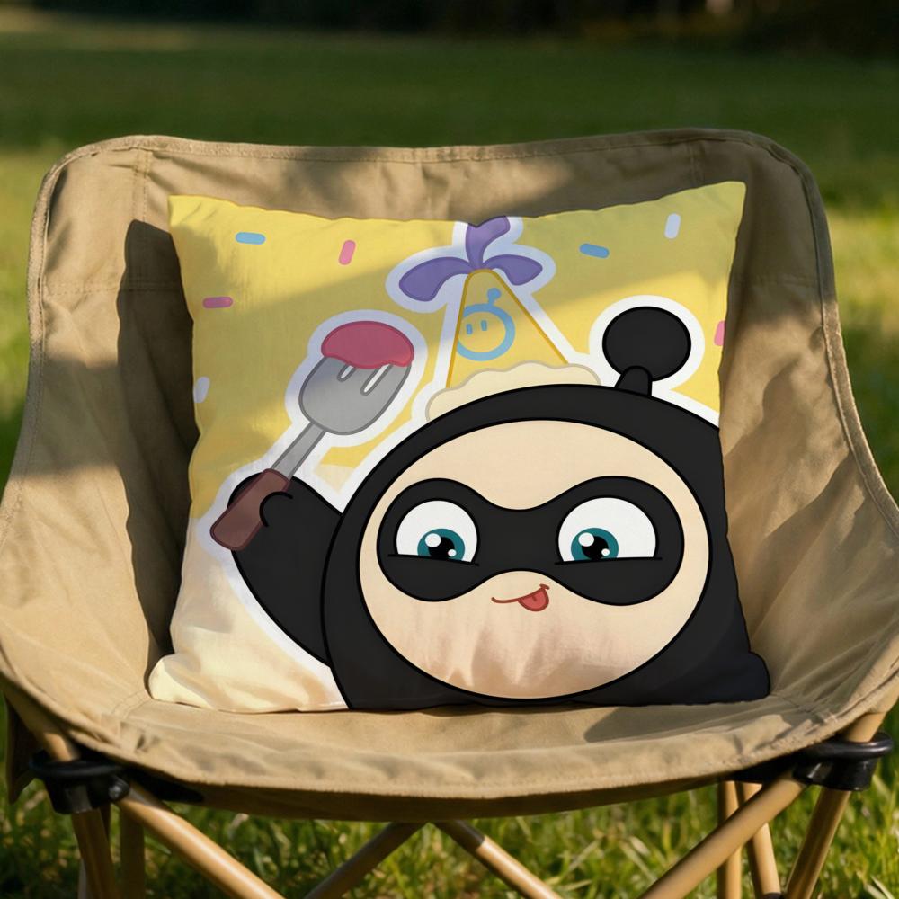 Game Eggy PartyY Cushion Cover Soft Reversible  Durable Pillow Cover  MultiScene Use for Home  Car Daily Comfort