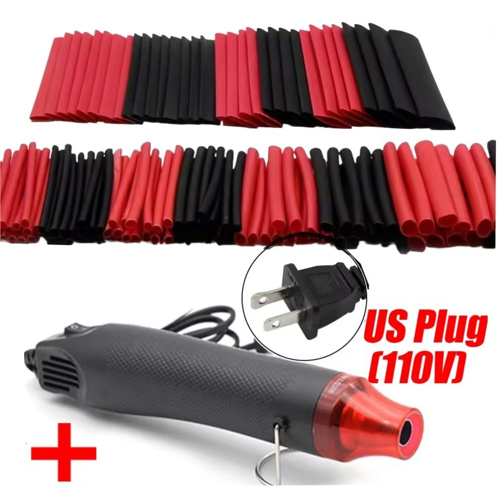 Защита для кабеля передачи данных, кабельная оплетка, набор термоусадочной трубки 127 шт. 2:1 термоусадочная защитная обертка для проводов, защитный кожух для соединения