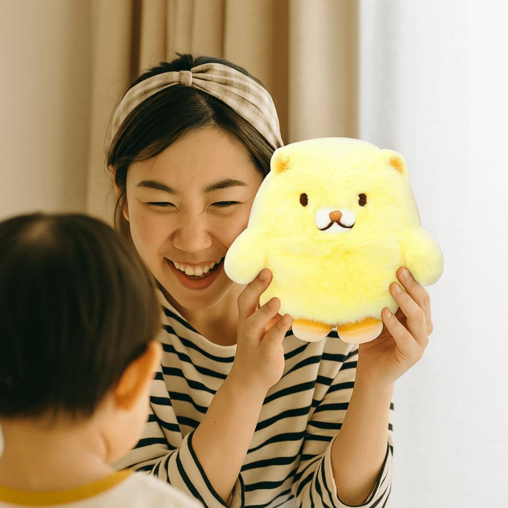 Fluffy Bean Bag Series Figurines Talking Story Elephant Finger Puppets Toys  Party Supplies