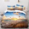 Пляж Океан Пододеяльник Закат Гавайские Волны Тропический Остров и Море Пляж Природа Для Спальни Рационы Женщины Дети Теплый И Мягкий