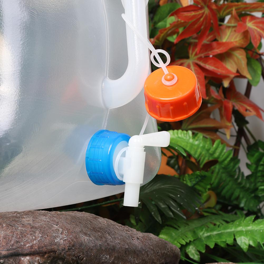 5-20L Portable Outdoor Water Tank Large Capacity Folding Water Container Camping Water Storage Bucket for BBQ Picnic Fishing