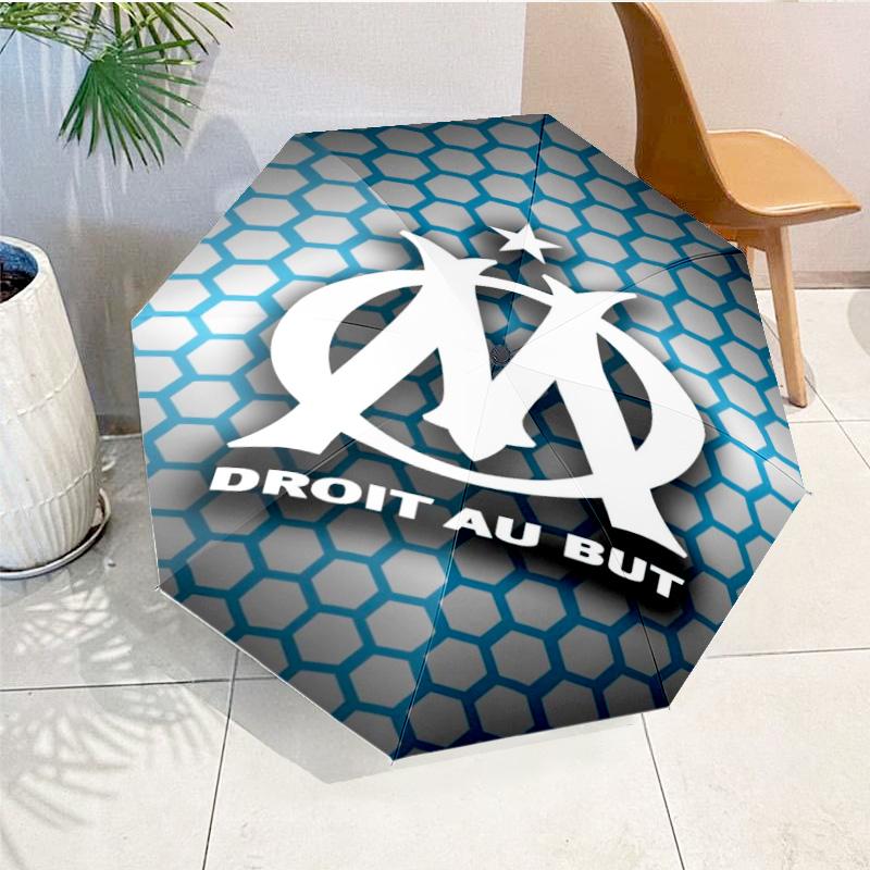 Mar-seille With Pride Emblem Printed Automatic Umbrella, 8-Frame for Travel, camping, Casual Umbrella, Essential Gift for for family and friends