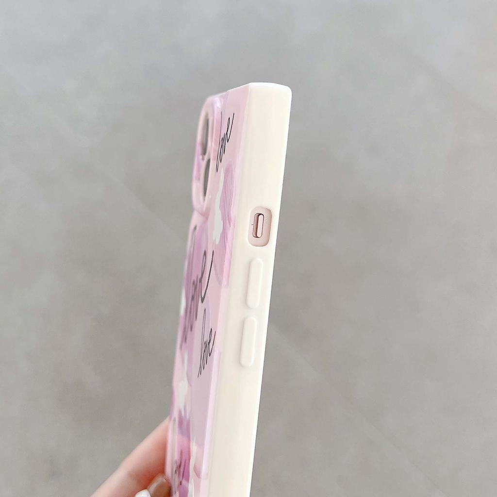 Ins Sqaure милый кролик любовь мультфильм розовое сердце прекрасный силиконовый противоударный чехол для телефона для Iphone 14 Pro Max Plus 13 12 Promax 11